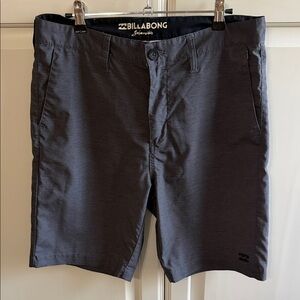 Billabong Men's Charcoal Flat Front Shorts